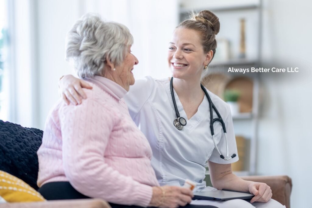 Always Better Care LLC caregiver and senior - hero image Always Better Care LLC caregiver and senior - hero image